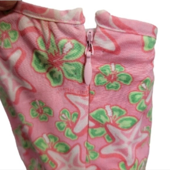 Vineyard Vines strapless dress Size 4 Coral pInk Starfish seaside - Picture 4 of 10